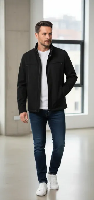 Giubbino uomo Geox nero