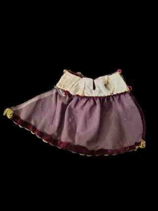 Antigua Túnica Niño Jesús - Terciopelo y Encaje