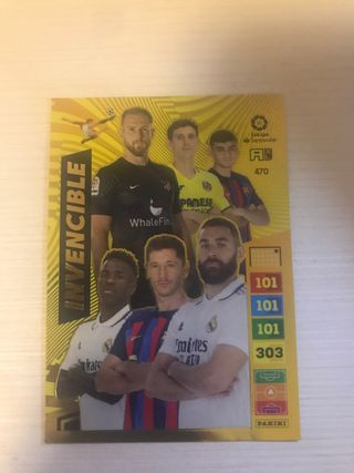 Cartas Panini LaLiga Santander Invencible