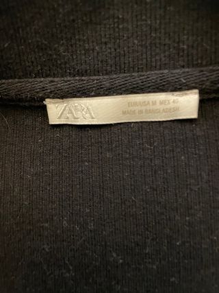 Polo Zara Negro Talla M