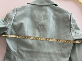 Chaqueta Only cuero ecológico verde