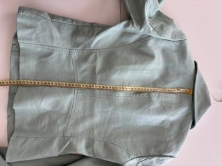 Chaqueta Only cuero ecológico verde