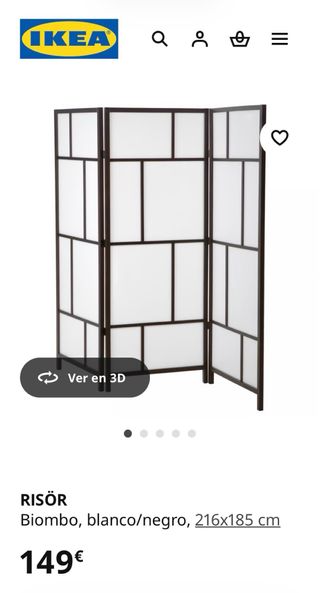 Biombo decorativo 3 paneles