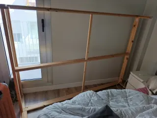 Somier de madera 1'35