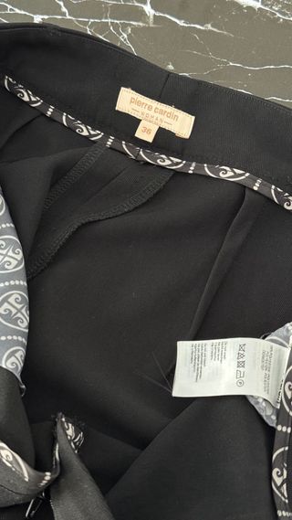 Pantalón negro clásico Pierre Cardin mujer