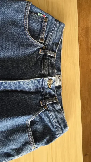 Vaqueros Moschino Mujer Azul