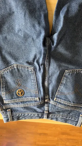 Vaqueros Moschino Mujer Azul