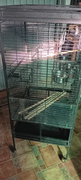 Jaula grande para pájaros