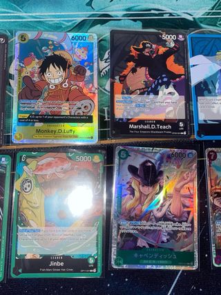 Lote di 10 Carte One Piece TCG