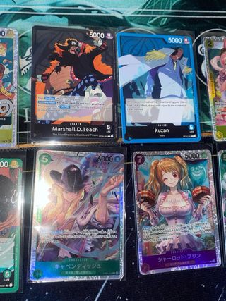 Lote di 10 Carte One Piece TCG