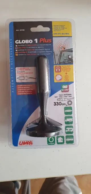 Antena TV Coche/Caravana GLOBO 1 Plus