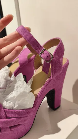 Sandalias tacón Buganvilla