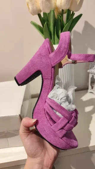 Sandalias tacón Buganvilla