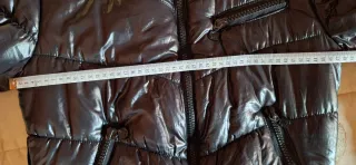 Giubbotto bomber nero lucido