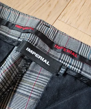 Pantaloni grigi a quadri Imperial uomo (tg. 44)
