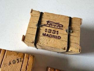Lote de tres Cajas de Madera Trenes modelismo