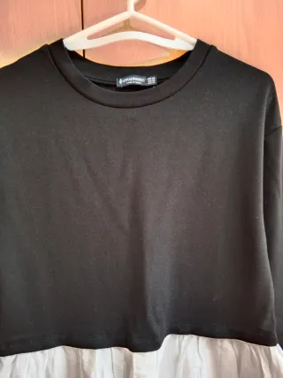 Jersey Stradivarius negro y blanco