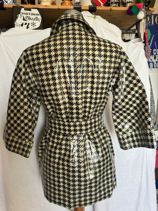 Impermeabile vinile pied-de-poule Max Mara