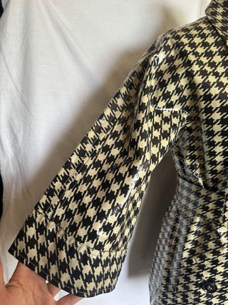 Impermeabile vinile pied-de-poule Max Mara