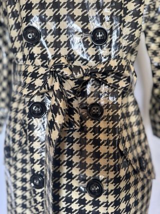 Impermeabile vinile pied-de-poule Max Mara