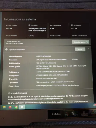 ASUS ROG Strix G713QM Gaming Laptop