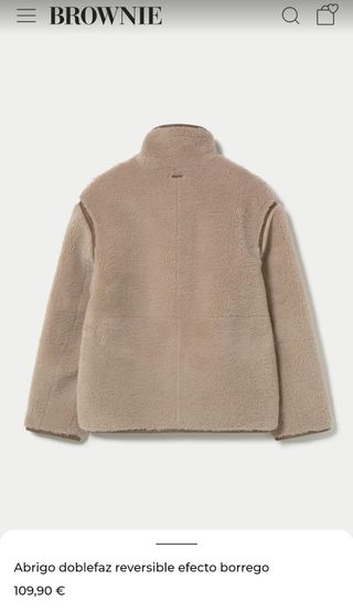 Abrigo piel Brownie