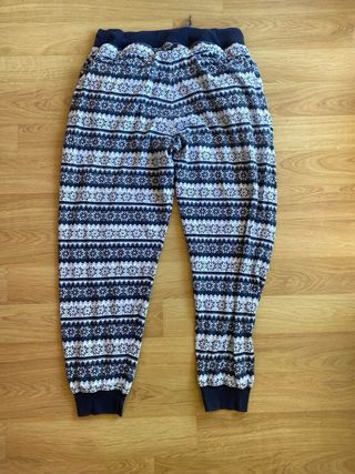 Pijama conjunto azul marino estampado