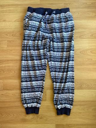 Pijama conjunto azul marino estampado