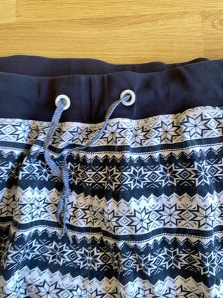 Pijama conjunto azul marino estampado