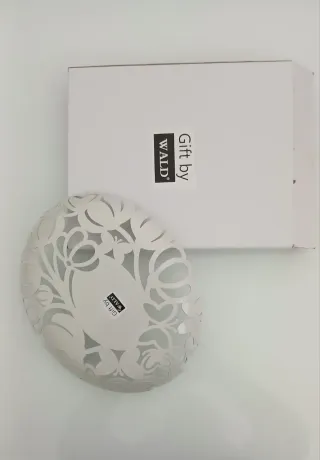 Centrotavola decorativo bianco