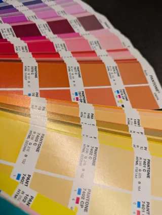 Pantone Color Bridge Coated conversión CMYK
