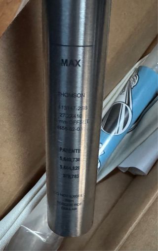 Tija Thomson Titanio Layback 27.2 410mm