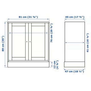 Armario blanco HAVSTA a estrenar IKEA