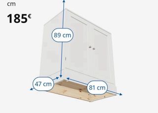 Armario blanco HAVSTA a estrenar IKEA