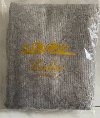 Copertina in pizzo neonata Ladia