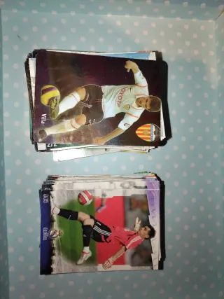 Lote cromos fichas Liga 2009 Mundicromo