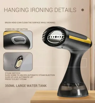 Vaporizador Portátil Mejorado Ropa 1500w