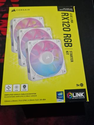 Corsair iCUE Link RX120 Ventiladores PWM RGB 120mm