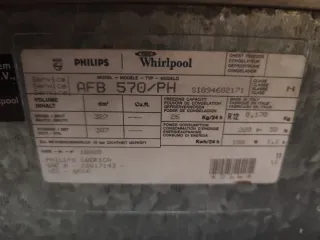 Congelador Arcon Philips Whirlpool