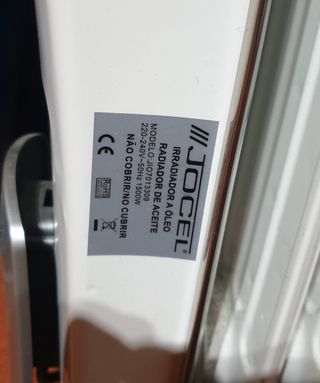 Radiador Jocel 1500W