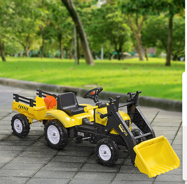 Tractor a Pedales HOMCOM Niños 3 Años