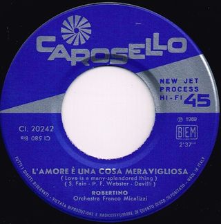 Robertino Contenta tu, contento anch'io 7" 45 RPM