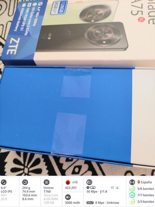 PRECINTADO ZTE Blade A75 5G