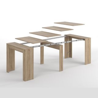 Escritorio Roble Canadiense Extensible