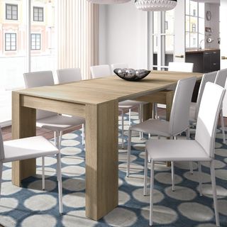 Escritorio Roble Canadiense Extensible