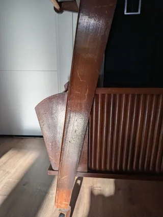 Mueble bar madera con ruedas