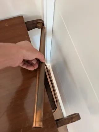 Mueble bar madera con ruedas