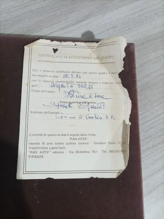 Quadro in argento con cervi