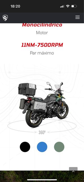 Moto Cyclone RX1 125cc Adventure