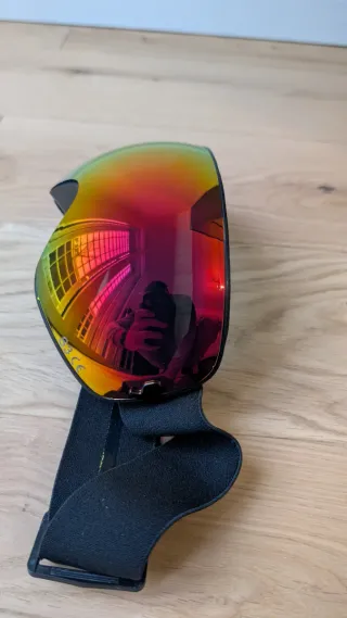 Occhiali da sci arancio